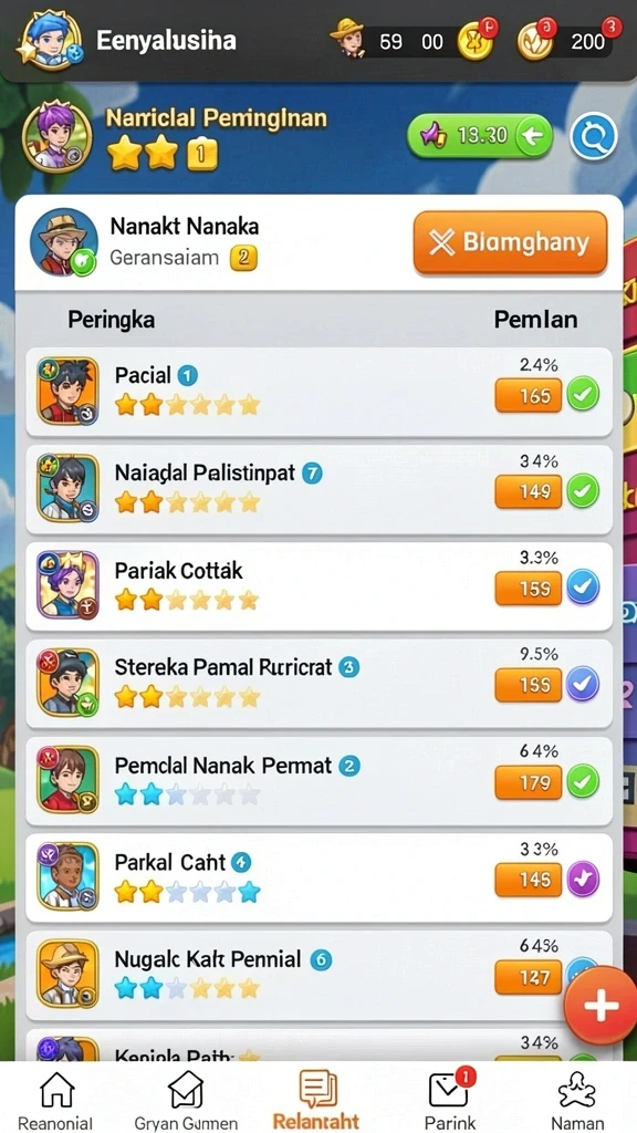 9et - Fitur level baru yang lebih menantang dan seru.