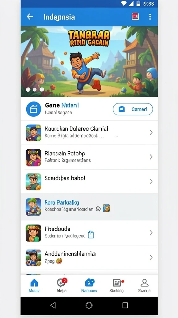 bowo77 - Gambar aksi seru selama permainan yang menegangkan.