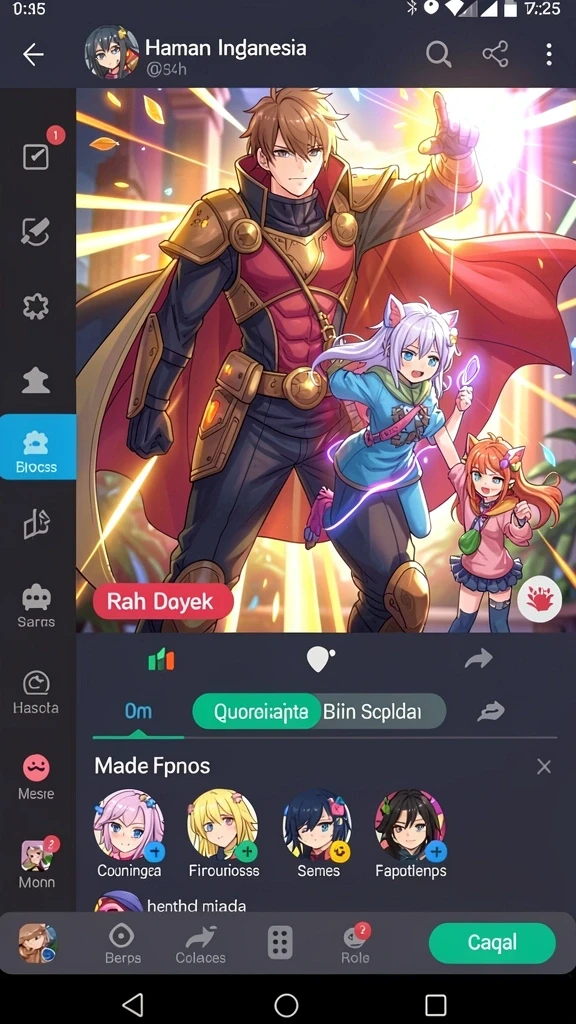 g668 - Screenshot ini menunjukkan karakter utama dalam aksi.
