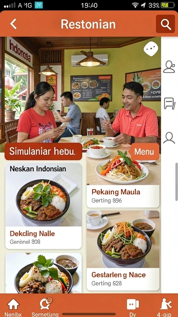 mamen123 - Tampilan awal permainan yang menarik.