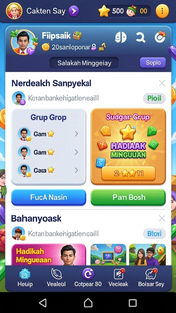 rp79 - Tangkapan layar menunjukkan karakter utama dalam aksi.