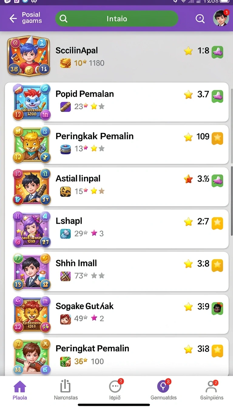 surga88 - Tampilan menarik dari menu utama SURGA88.