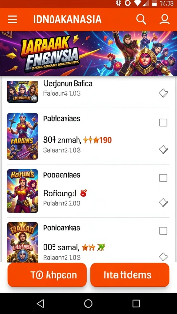 v21 - Tangkapan layar karakter heroik dalam permainan.